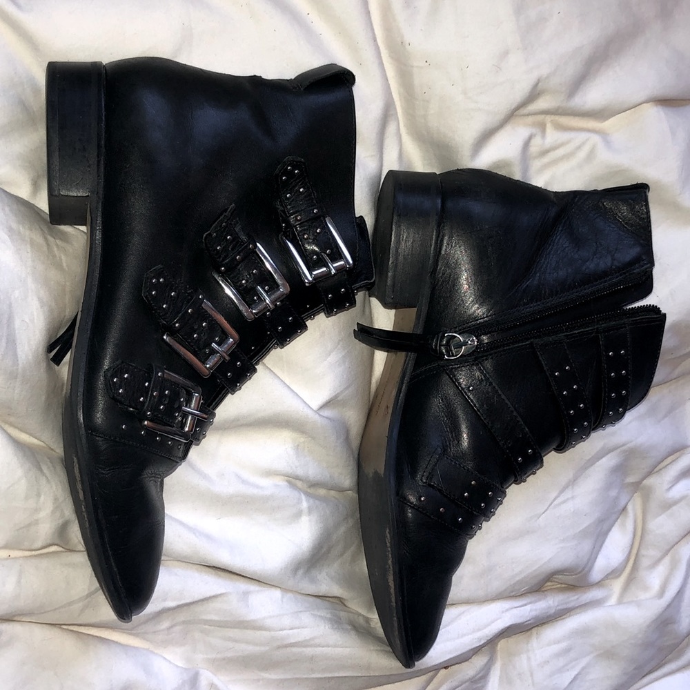 Rebecca Minkoff motor ankle booties